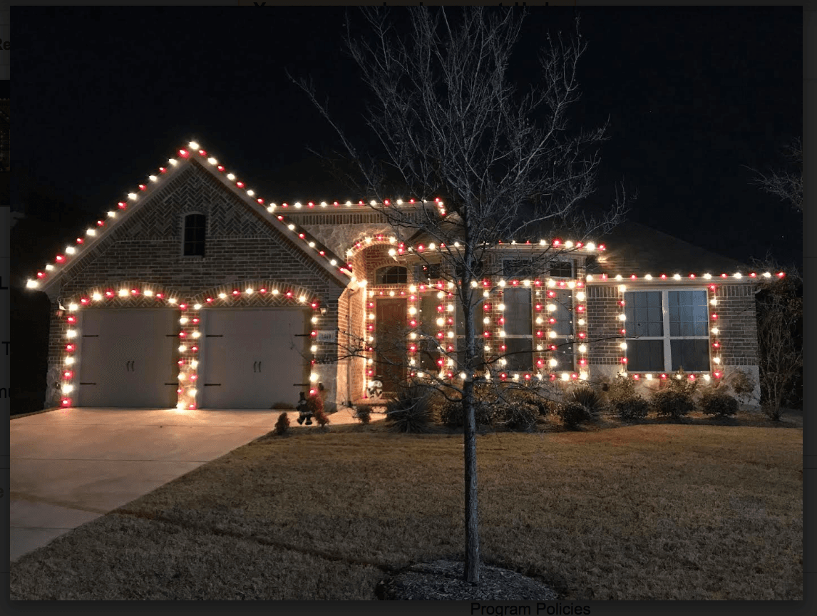 Residential Christmas light installation by GTA Christmas Lighting